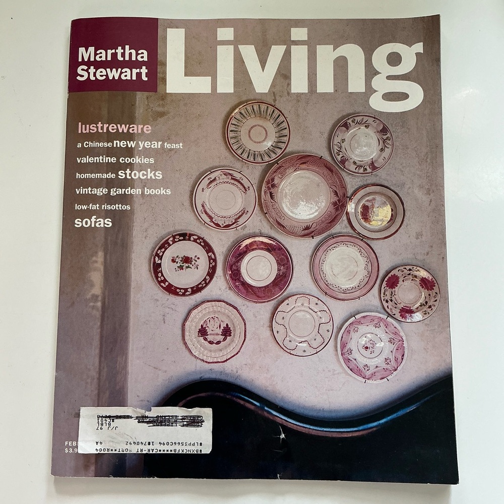 Vintage Martha Stewart Living Magazine February 1995 Issue #26